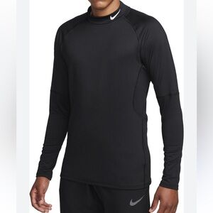 Nike Men's Pro Dry Fit Warm Mock Neck Long Sleeve Shirt